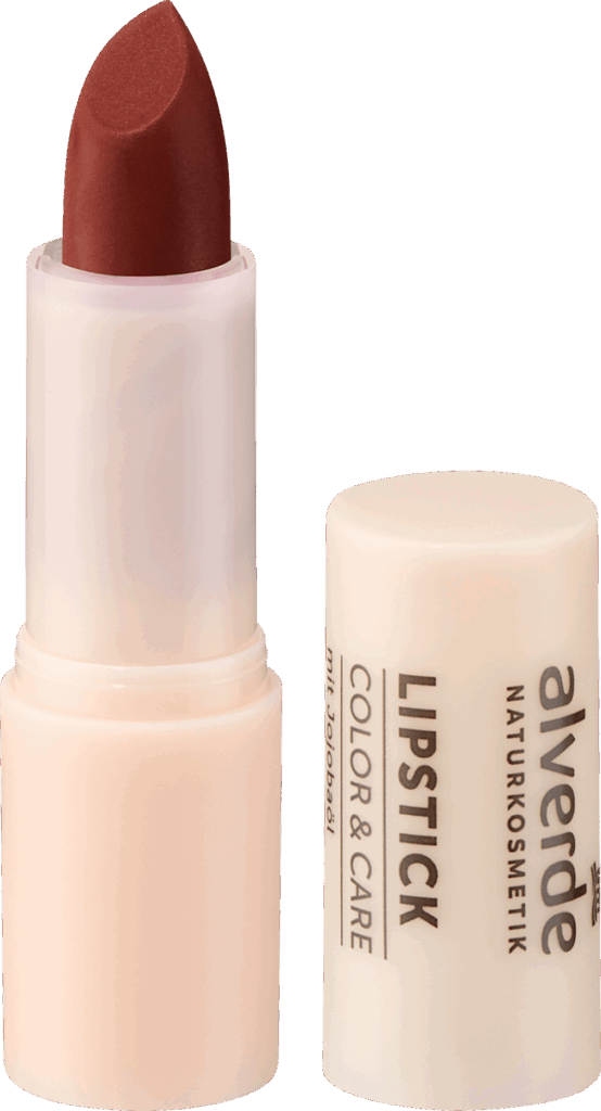 alverde NATURKOSMETIK Ruj Color & Care 47 Soft Brown, 4,6 g