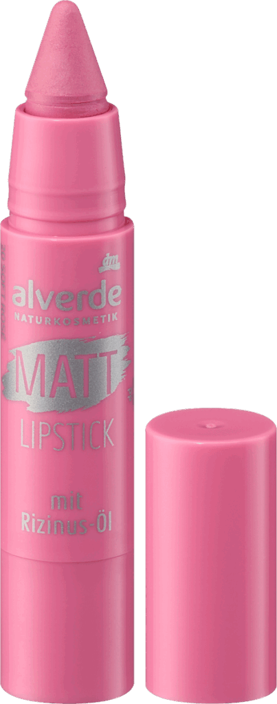 alverde NATURKOSMETIK Ruj mat 20 Soft Rosé, 3 g
