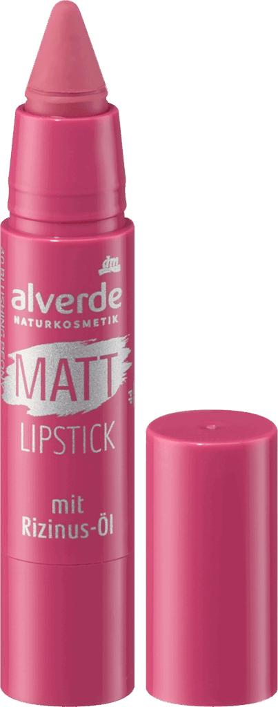 alverde NATURKOSMETIK Ruj mat 40 Blushing Peony, 3 g