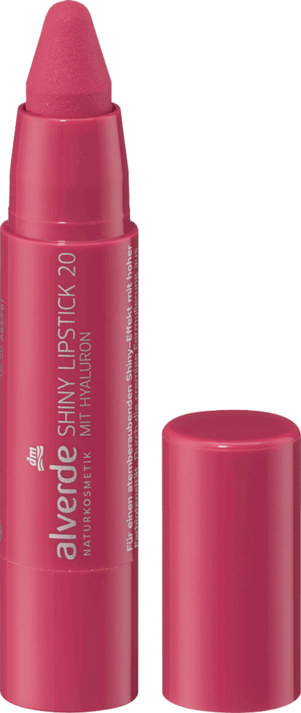 alverde NATURKOSMETIK Ruj Shiny Nr. 20 Pink Temptation