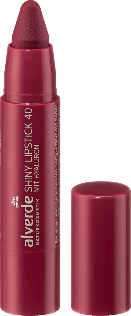 alverde NATURKOSMETIK Ruj Shiny Nr. 40 Natural Brown