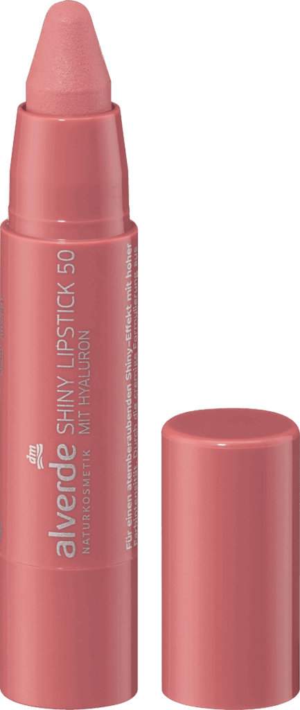 alverde NATURKOSMETIK Ruj Shiny Nr. 50 Rosé Devine