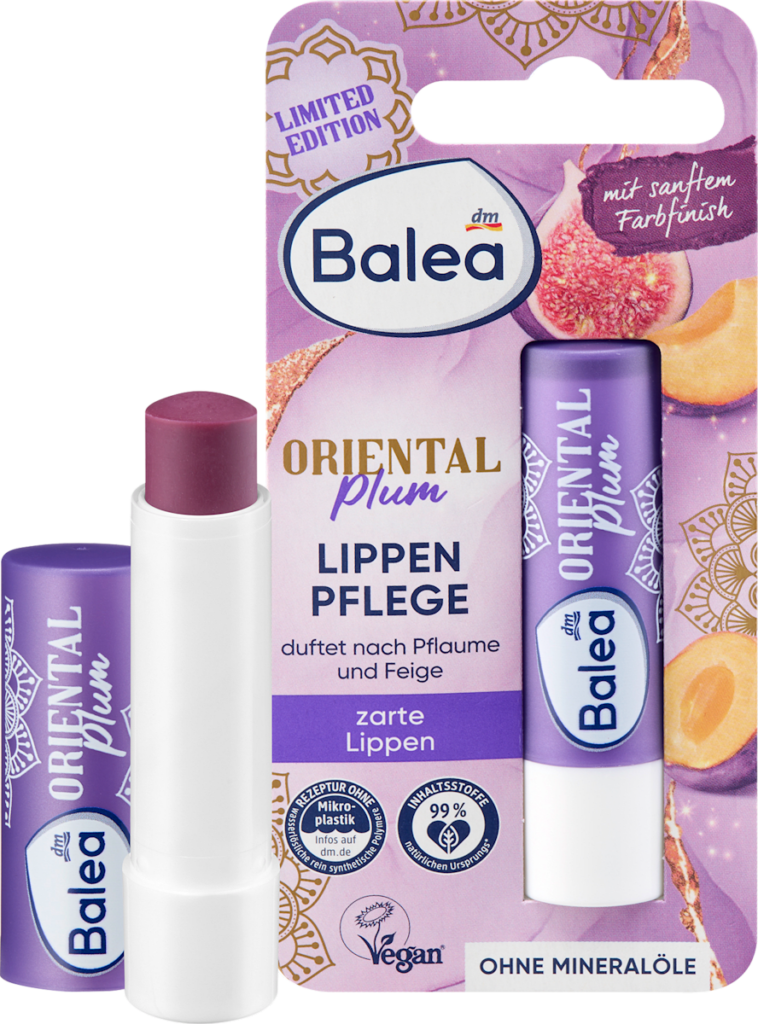Balea Balsam buze prună orientală, 4,8 g