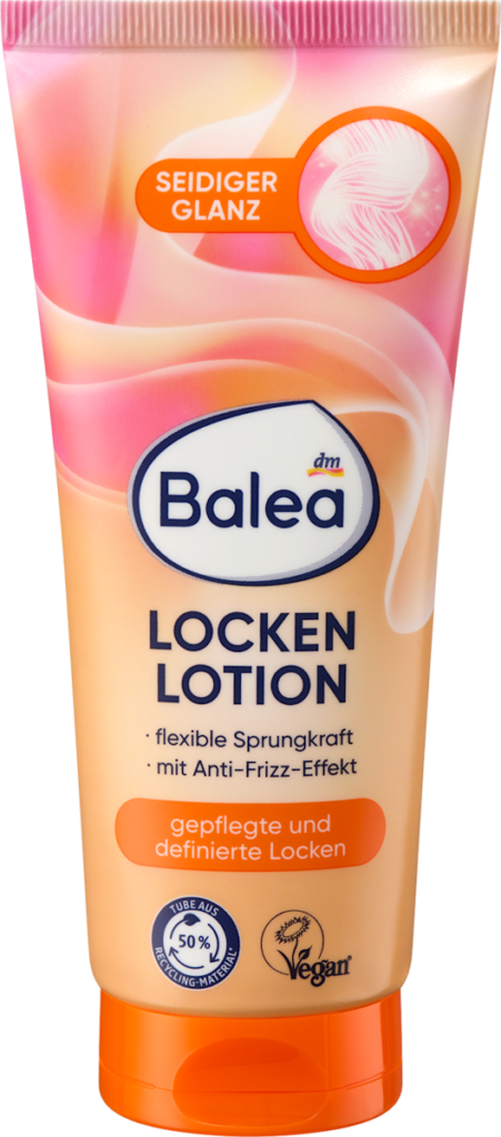 Balea Loțiune pentru bucle cu efect de luciu mătăsos, 100 ml