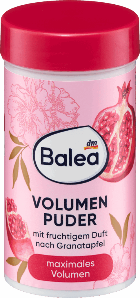 Balea Pudră pentru volum cu parfum de rodie, 10 g