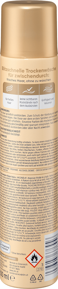 Balea Șampon uscat pentru păr blond, 200 ml - imagine 2