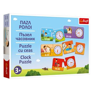 Puzzle Educativ Ceas - Trefl - imagine 2