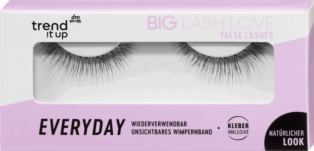 trend !t up tIU gene false big lash love everyday, 1 buc