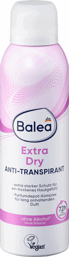 Balea Deodorant spray Extra Dry, 200 ml
