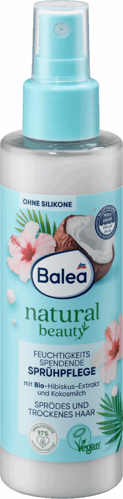 Balea natural beauty spray de păr leave-in, 150 ml