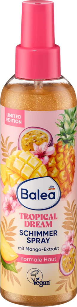 Balea Spray de corp strălucitor Tropical Dream, 200 ml
